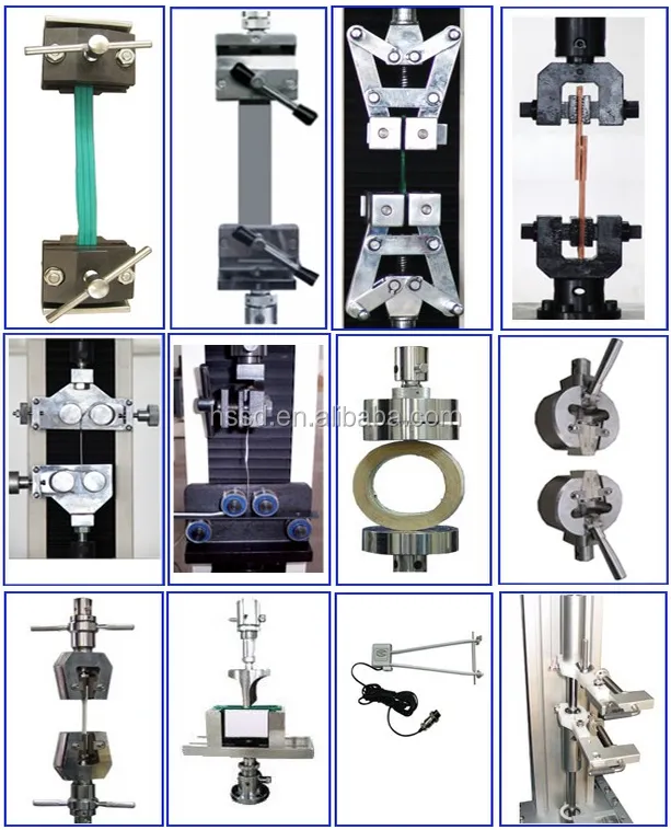 Flat Jaws and Round Jaws for Electronic Universal Tensile Testing Machine