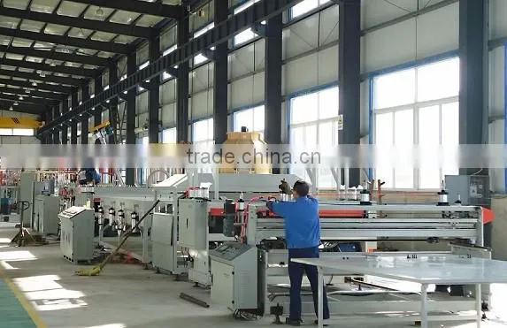 PP corrugated sheet making line