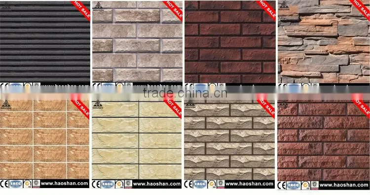 3D inkjet glazed decarative ceramic exterior wall tiles
