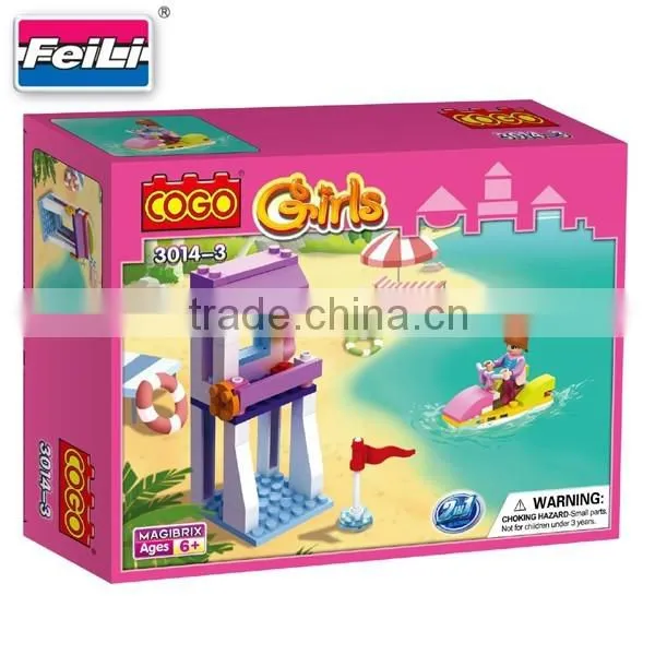 hot sell COGO bricks toys for girls 8 in 1 ABS plastic building blocks toys