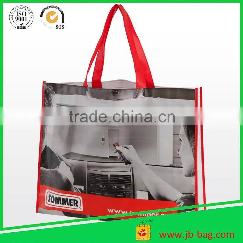 Cool Green Color Non Woven Printed Shopping Bag Promotional Non-woven Shopping Bags