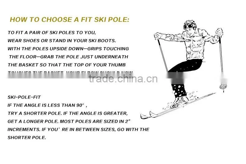 Lightweight Aluminum alloy Ski Pole