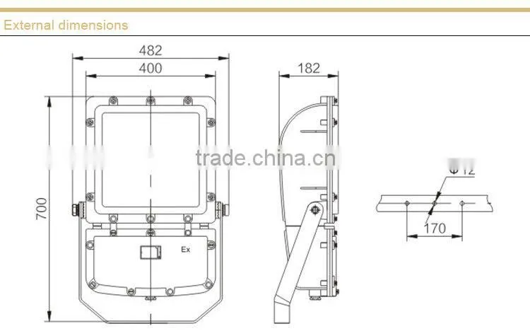 BFC8110/HN Explosion proof floodlight