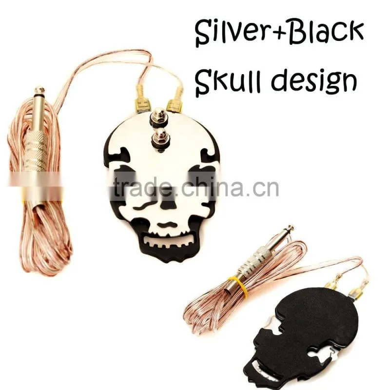 Red Skull designs Individuality Power Pedal Generator For All Kinds of Power Supply of price cheap Tattoo Machine ink