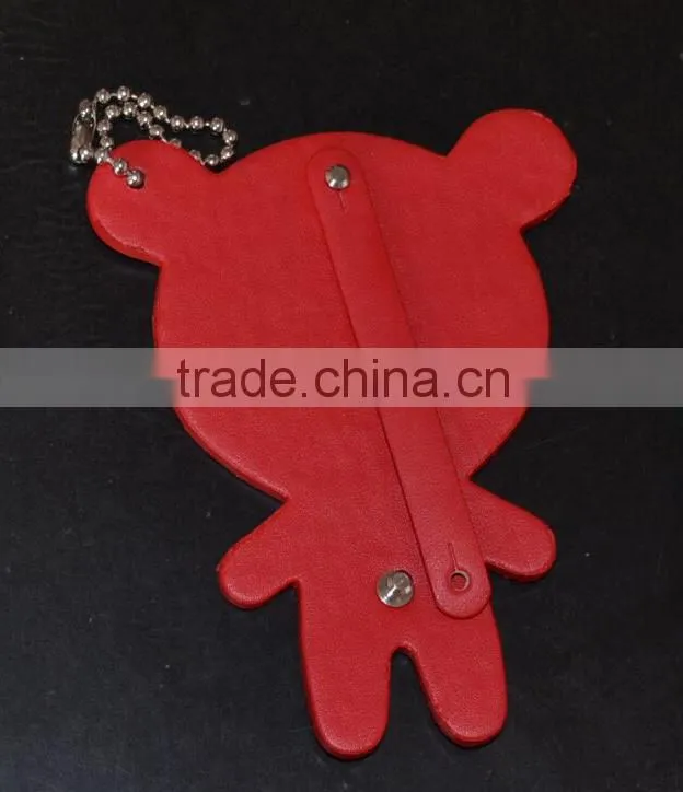 Factory Offer PU Leather Child Shape Tag can be Decorated with DIY Slide Letters