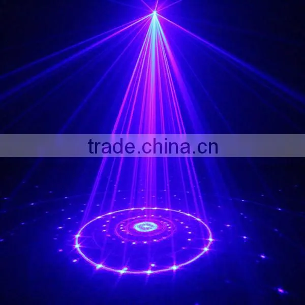 double hole 48 patterns ceiling recessed dj laser lighting