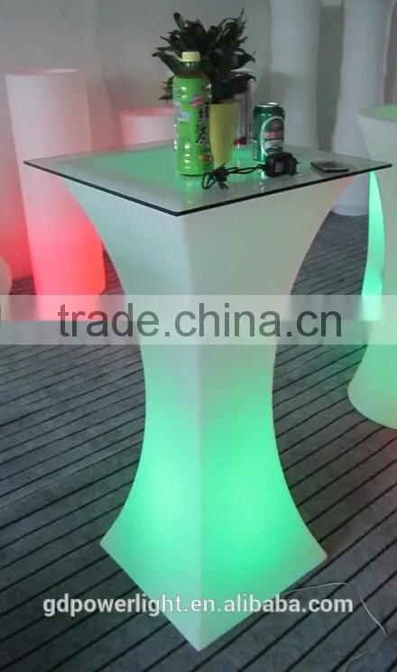 PE Plastic Bar Table with LED light & remote control YXF-4511