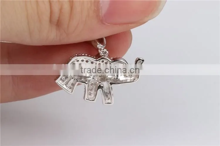 OEM mirco pave diamond 925 sterling silver fashion pendant jewelry wholesale