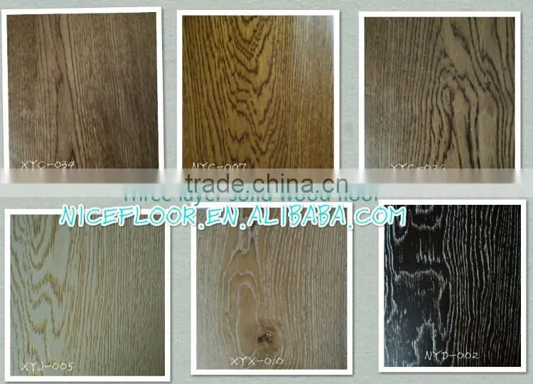 Three layer solid wood flooring ENGINEERED OAK WOOD