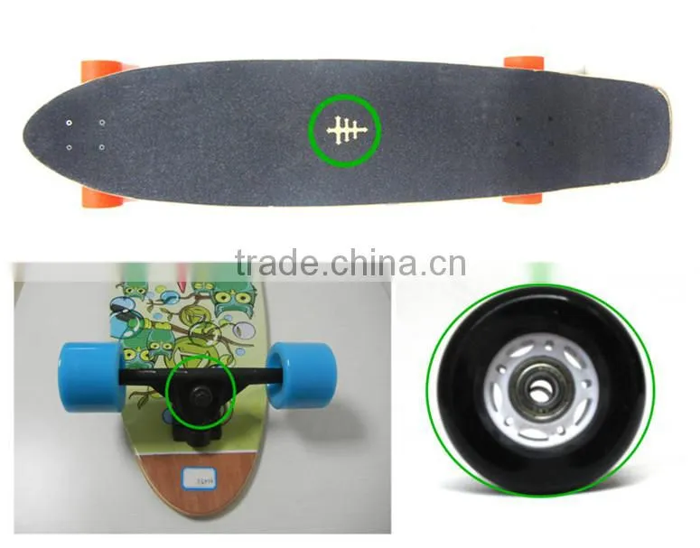 Canadian Maple Wooden Longboard Skateboard