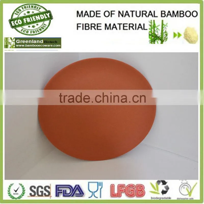 100% natural biodegradable bamboo fiber tableware,bamboo chip&dip