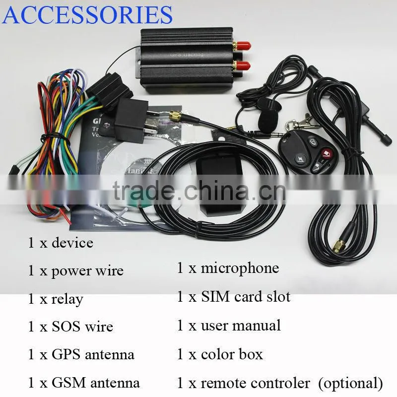 TK103B Manufacturer Tracking GPS car vehicle gps tracker gps103a