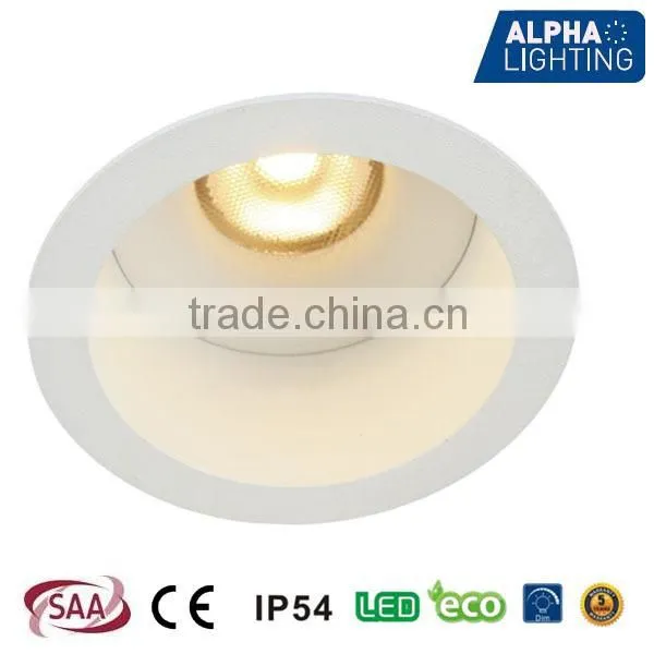7W good quality high CRI cutout 70mm led recessed downlight