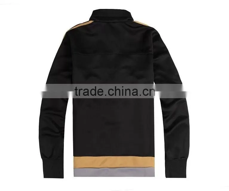 Juventus Black Soccer Jacket custom bomber jacket wholesale
