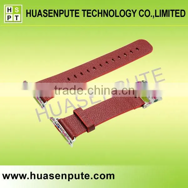 Luxury Genuine Leather Watch Strap for Apple Watch