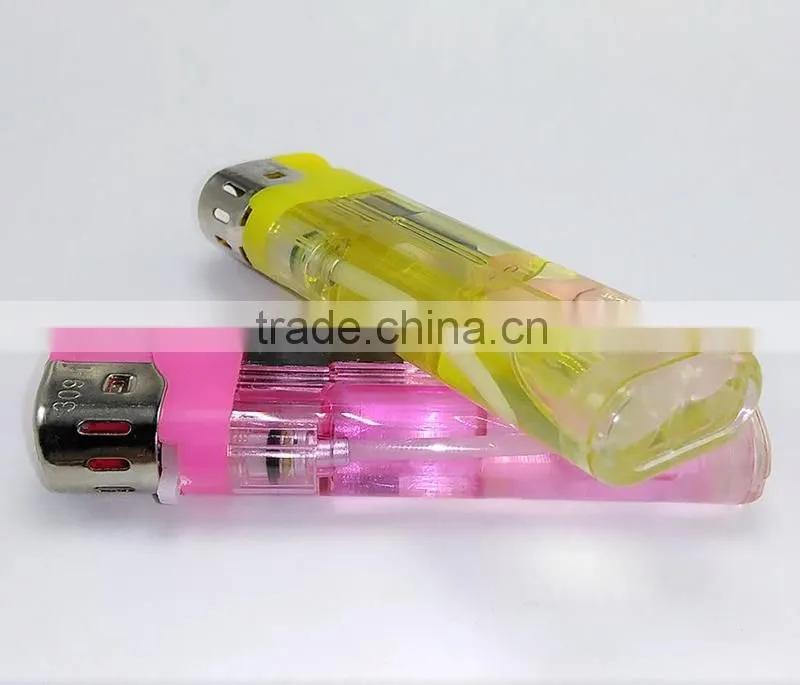 2016 transparent plastic gas lighter factory outlet