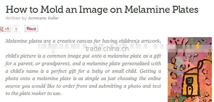 Cheap Melamine Plate Melamine Serving Plate