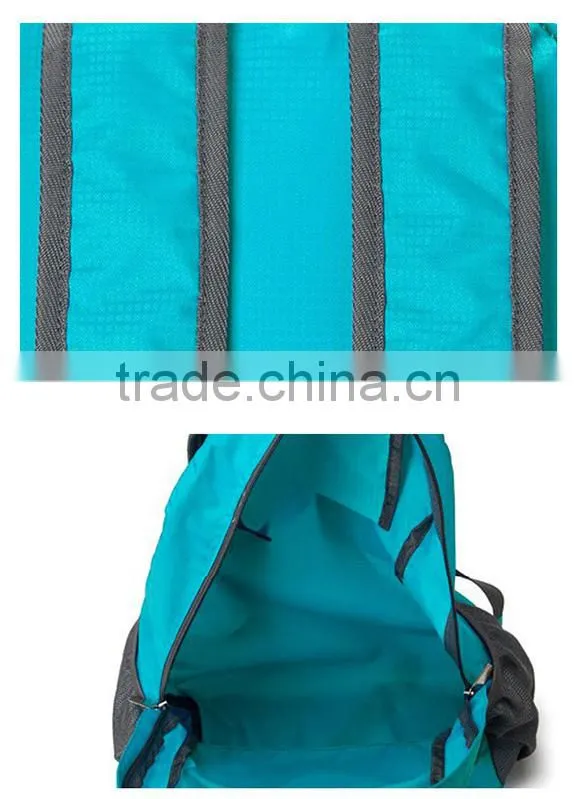 Slim foldable backpack bag for travel