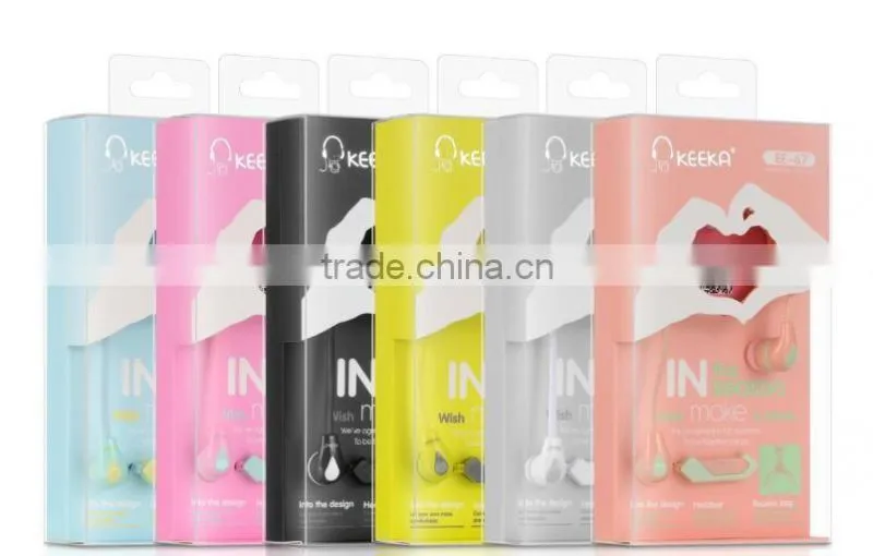 promotion earphone for girls promotional earbuds in 2016