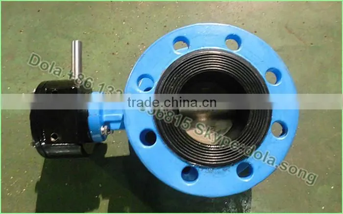 BV-DS132 8 inch standard gearbox rubber-liner valve