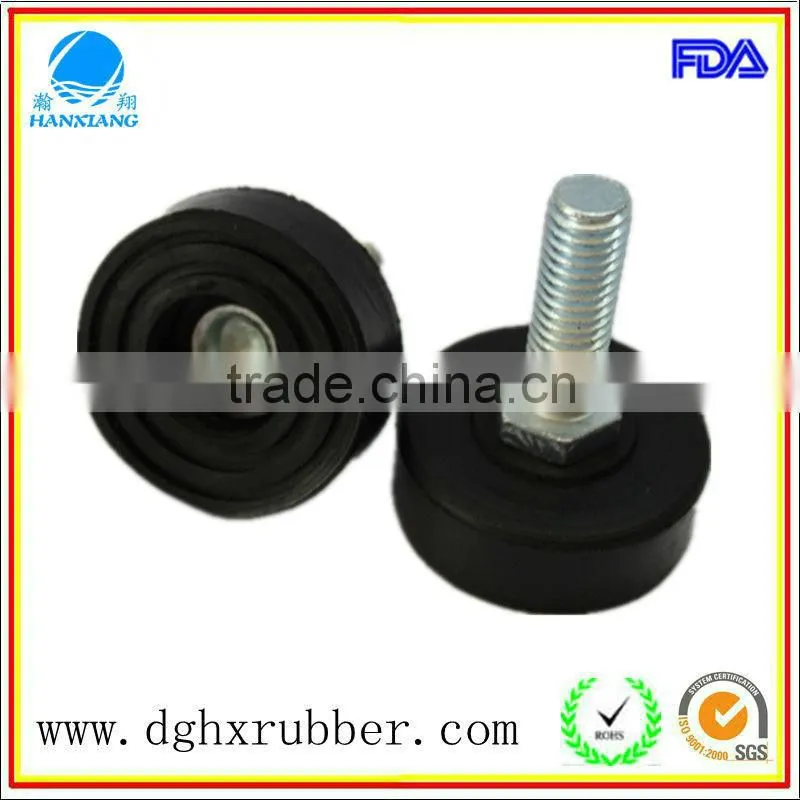 High quality rubber feet with metal for Aerospace and aviation instrument