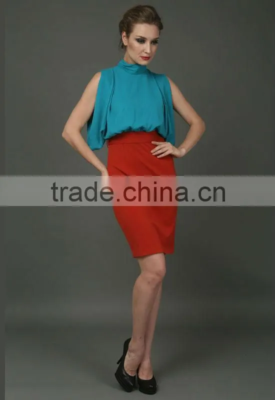 New Design Fashion Formal Office Dresses For Women 2013
