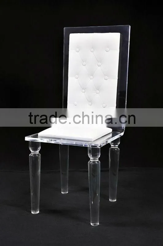 modern acrylic furniture chairs used in dining room or living room