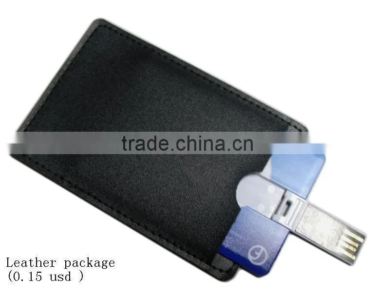 Credit card design USB 2.0 Flash Drive 4GB 8GB 16GB 32GB