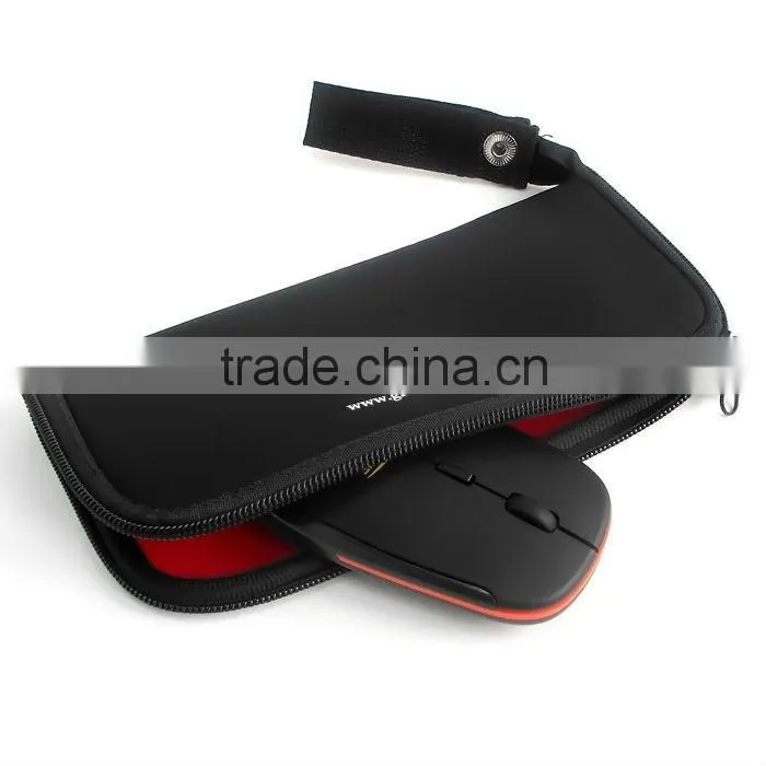 mouse pad pouch with zipper