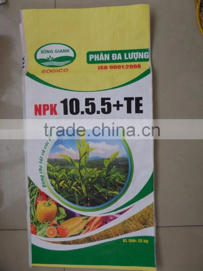 Vietnam Recyclable BOPP Laminated PP Woven Packaging Bag