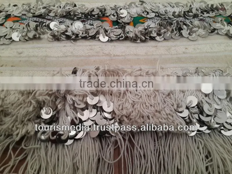 Vintage Moroccan wedding blanket 220cm x 105cm wholesale of handira