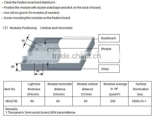 samsung led module 12v led sign module injection led module letter sign box