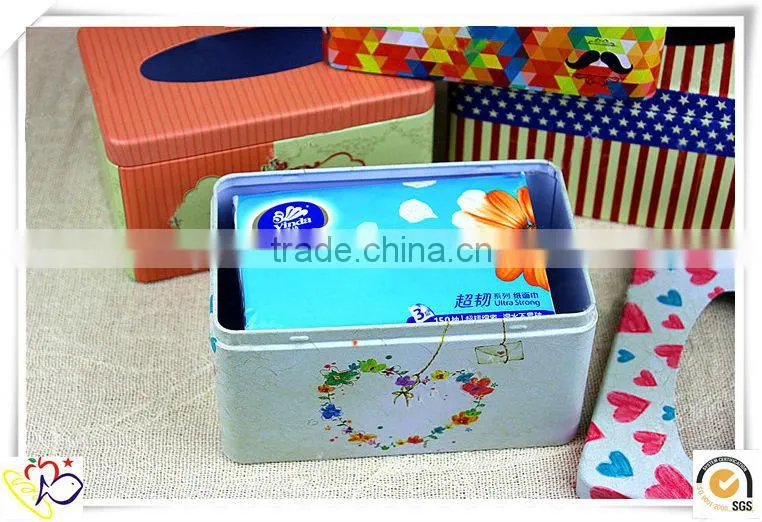 high quality rectangular santa tissue box