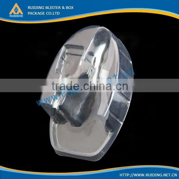 thermo formed blister tray with flocking & velvet/flocking inner tray