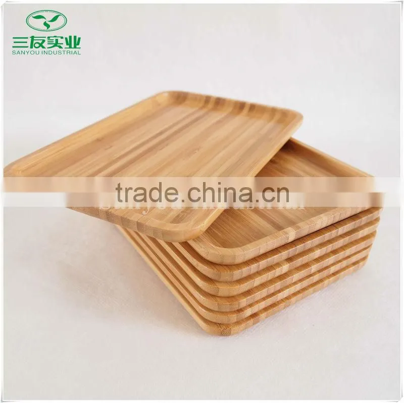 High quality Natural Bamboo Food Serving Tray OEM in Nanchang