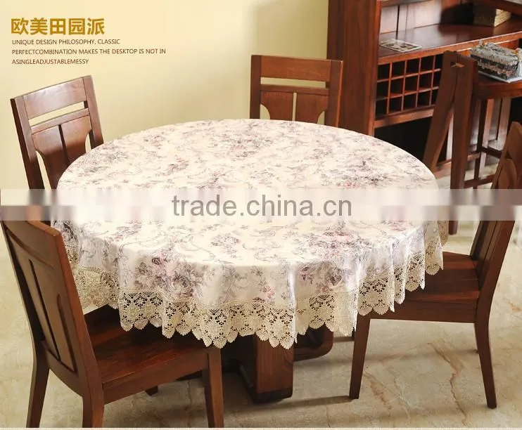 2016 hot sale Europe-style polyester jacquard table cloth for wedding banquet