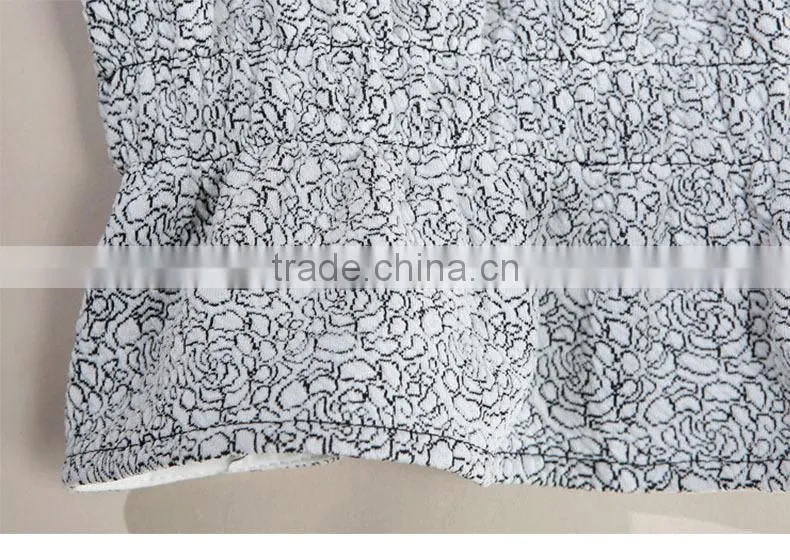 hit color Lace cuff designs adies office wear