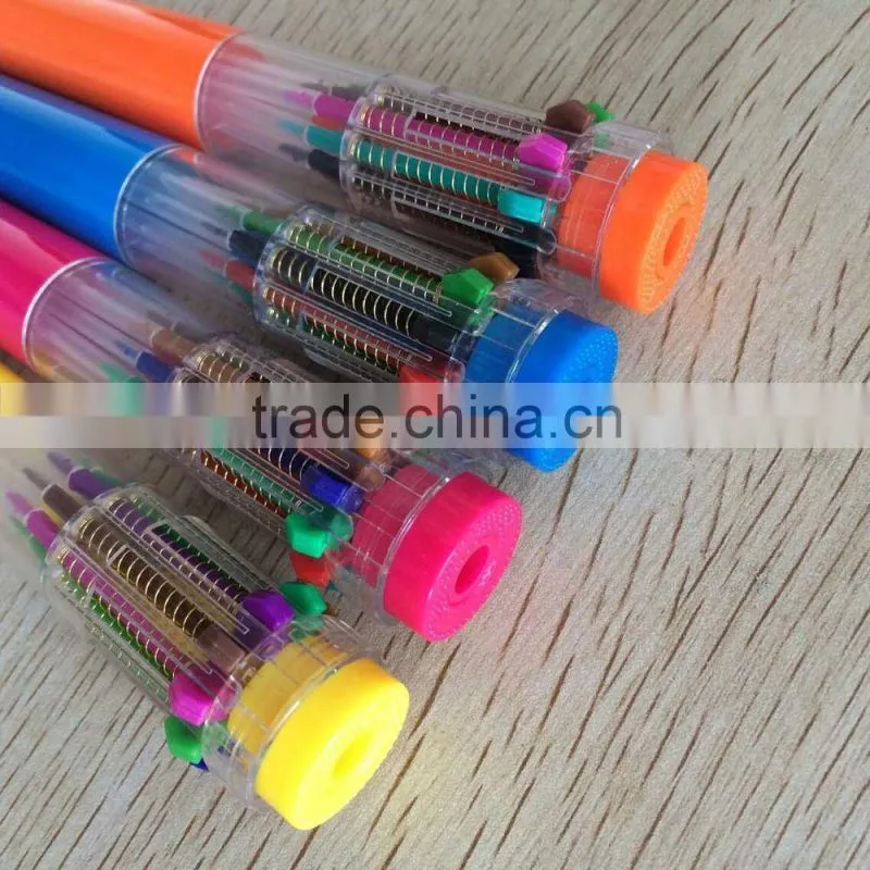 hot selling wholesale 10 color changing ink pens