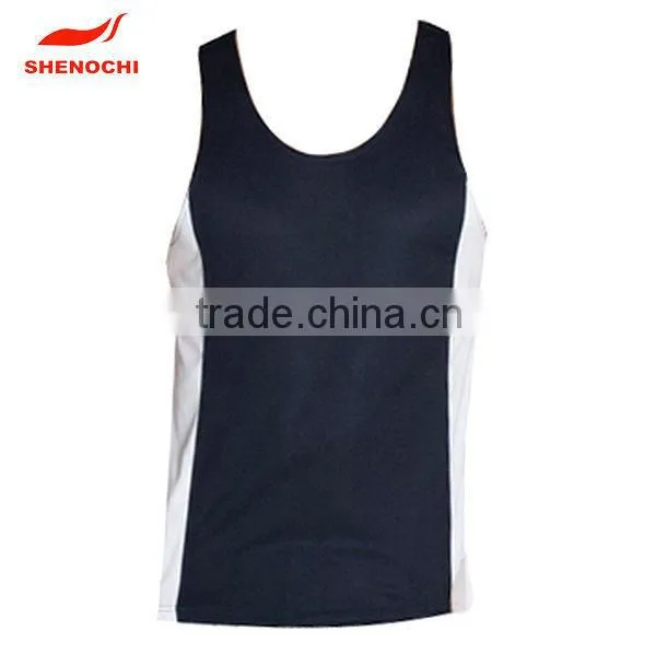 Simple comfortable blank with your design oem sports running vest