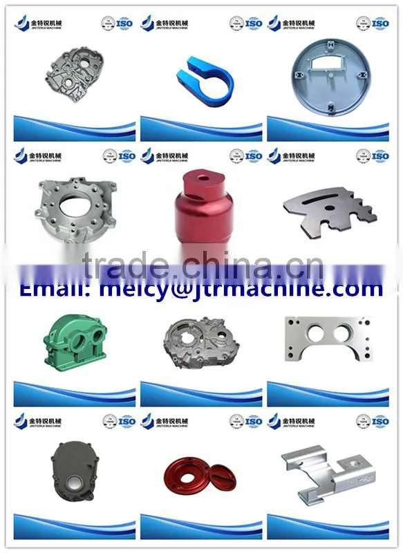 Custom CNC Machined Prototype Aluminium Parts With Blue Anodizing