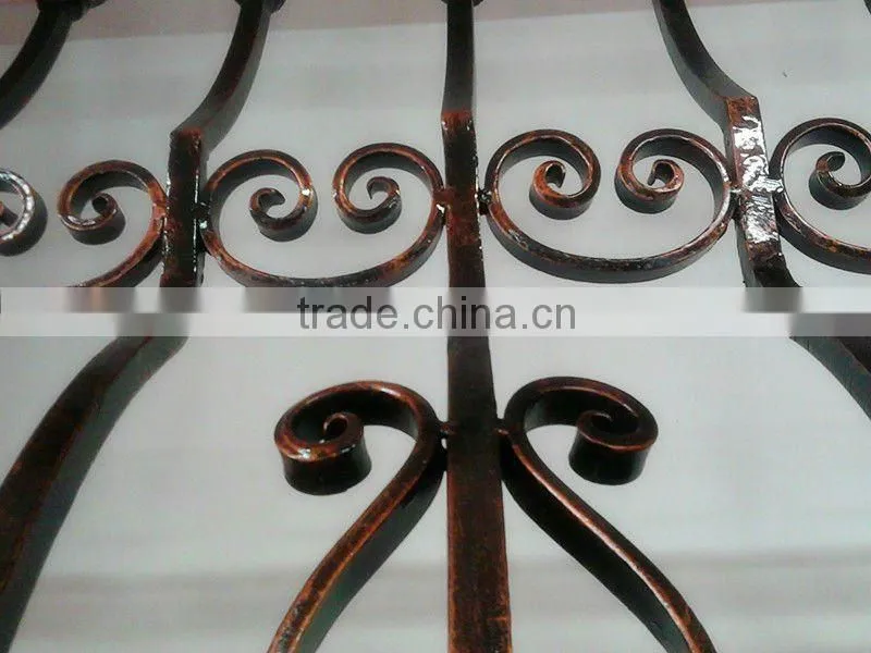 2015 Top-selling modern steel iron balcony fence