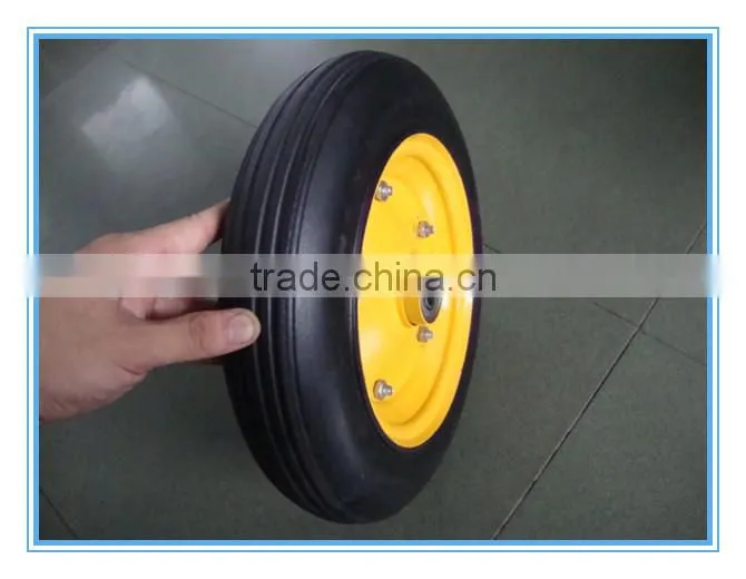 Rubber Wheel from Qingdao Yinzhu Wheel Barrow Solid Rubber Tire