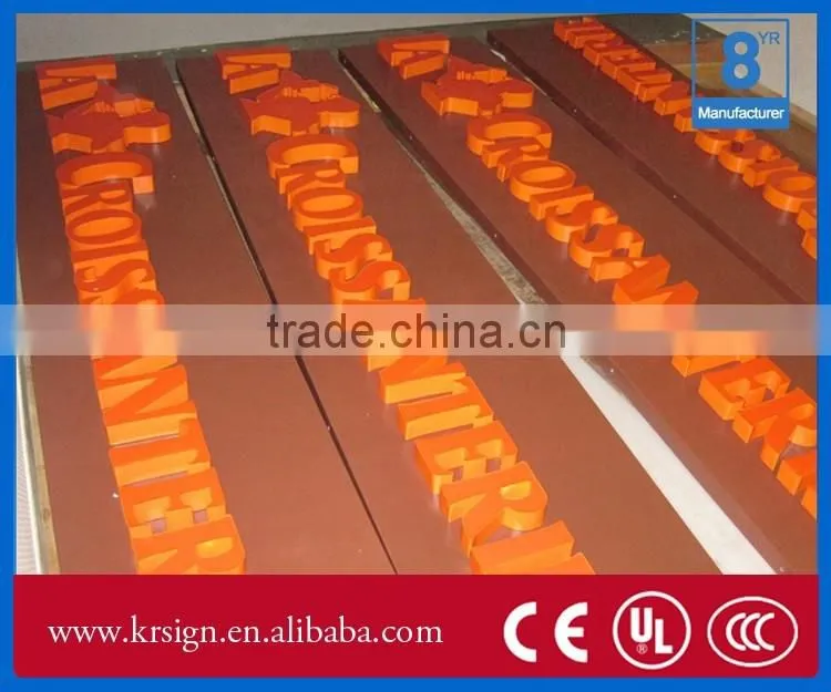 Customize Shape and led channel letter sign box for advertising