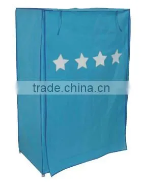 2014 THE HOTTEST FOLDING NONWOVEN METAL GLEOITE WARDROBE CLOSET