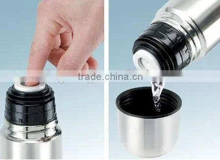double wall stainless steel colorful vacuum shaped thermos 500ML 750ML