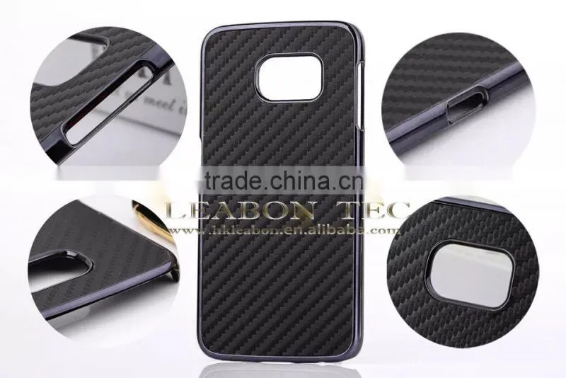 carbon fiber Alibaba wholesale PC phone case for Samsung Galaxy S6