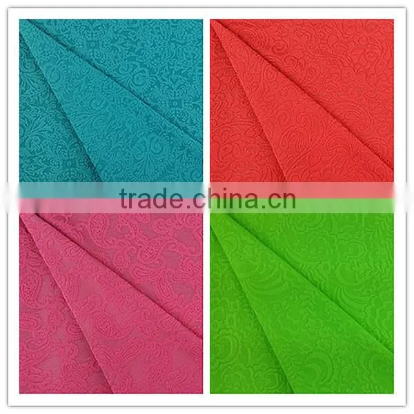 2015Esse Textile 95%T 5%SP knitted fabric jacquard fabric for clothes