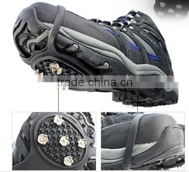 2014 hot selling durable anti-slip unisex silicone climbing crampons