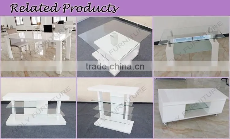 High Quality 4 layersTempered Glass TV Stand Wooden