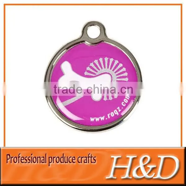 Lovely Pink High quality metal tag mainly suppliers
